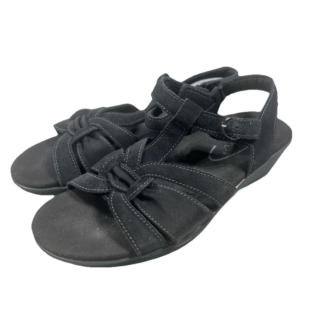 OrthoFeet Hope Shoes Leather‎ Comfort Sandals Womens 8.5M #62037D Support Pain